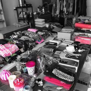 declutter for yard sales
